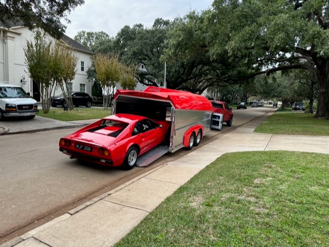 Another satisfied customer -308 GTB Vetroresina to Texas, USA.