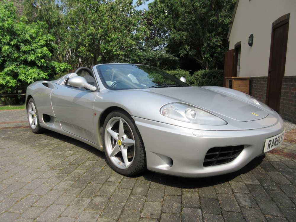 2001 Ferrari 360 spider Six speed manual